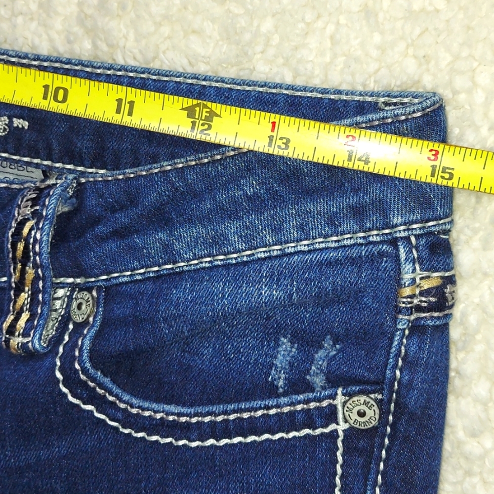 Miss Me M Series Buckle Exclusive Distressed Bootcut Jeans - Picture 11 of 12